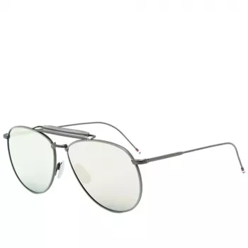 Thom Browne Unisex TB015LTDBLKGR Aviator Päikeseprillid 62/15/144 mm