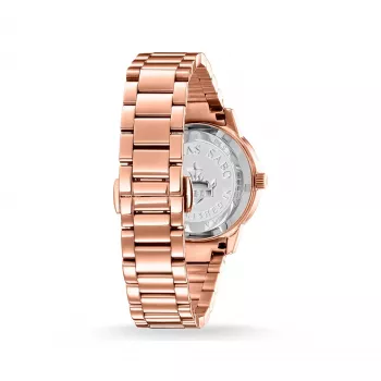 THOMAS SABO naiste kell WA02152652093 33mm roosakuldne roostevaba teras võrk