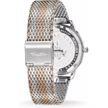 THOMAS SABO naiste kell WA02732832013 - Kvarts, roostevaba teras, hõbedane sihverplaat