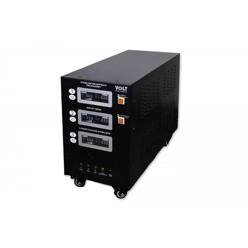 Kolmefaasiline pingestabilisaator Volt Polska AVR PRO 15000 3% SERVO 3-F