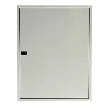 TIBOX AS424 pealepandav jaotuskeskus, 585x750x115 mm, 4 rida x 24 moodulit, siseruumidesse, läbipaistev uks, valge/hall