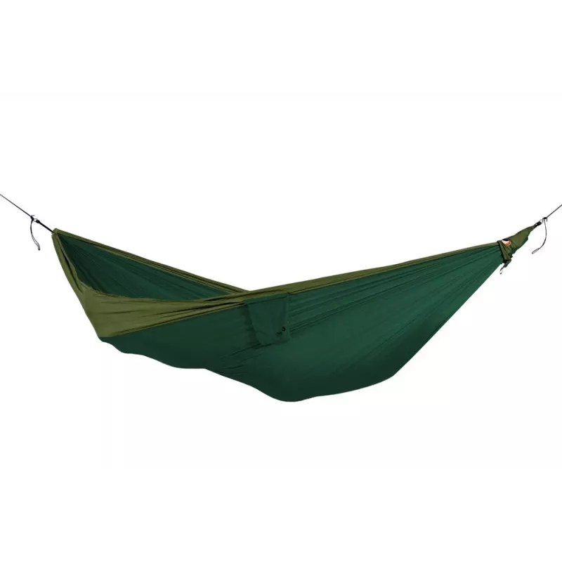Ticket To The Moon King Size Hammock - Dark Green / Leaf Green