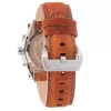 Timberland meeste käekell TBL1331JS-02C 45mm roostevabast terasest kvarts-analoog musta sihverplaadi ja pruuni nahkrihmaga