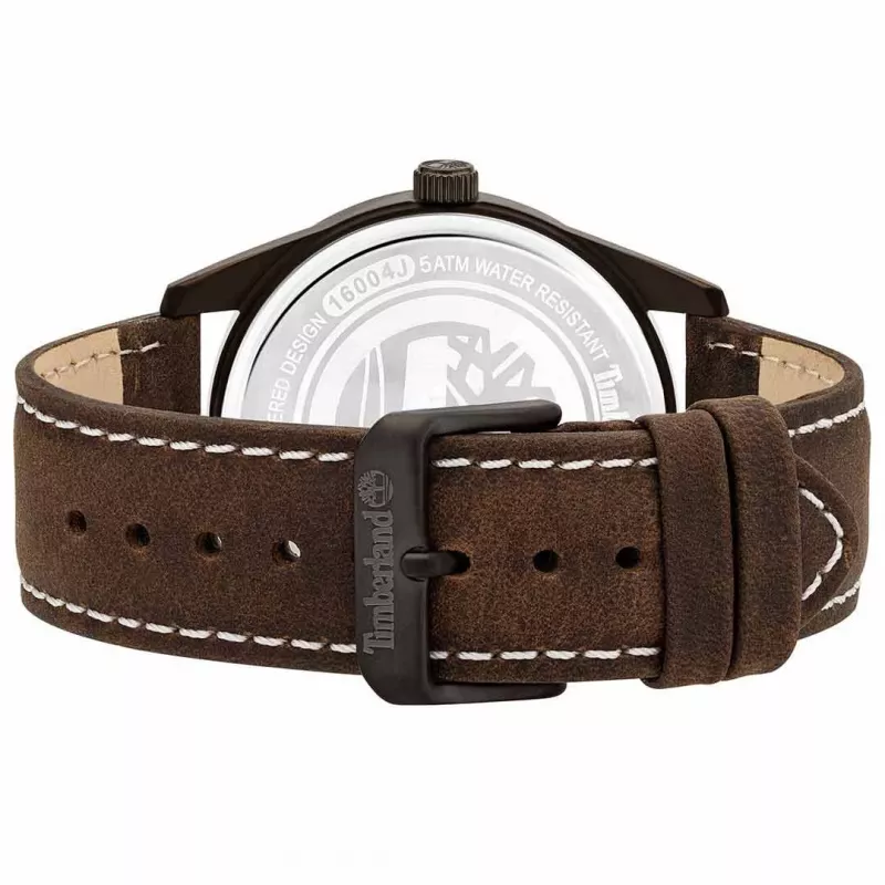 TIMBERLAND meeste käekell TBL16004JYU03 43mm sinise numbrilaud ja pruuni nahkrihmaga