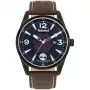 TIMBERLAND meeste käekell TBL16004JYU03 43mm sinise numbrilaud ja pruuni nahkrihmaga