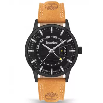 Timberland meeste käekell TDWGB2201504 Henniker II 42mm sinine sihverplaat pruun nahkrihm kvarts