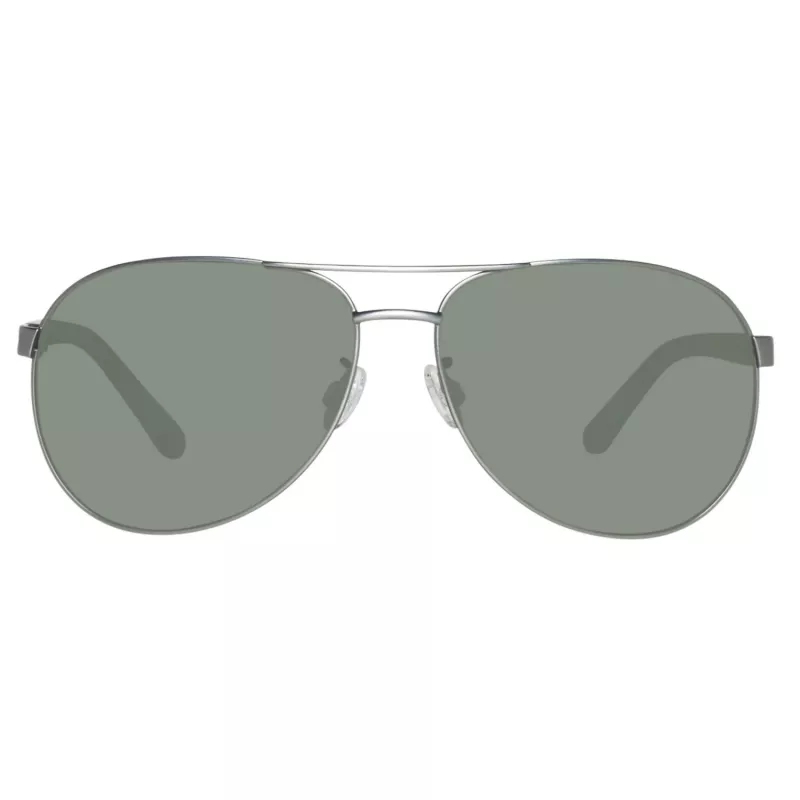 Timberland TB9086-6209D Meeste Polariseeritud Päikeseprillid - Matt Must Raam, Roheline Lääts