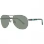 Timberland TB9086-6209D Meeste Polariseeritud Päikeseprillid - Matt Must Raam, Roheline Lääts