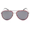 TIMBERLAND Unisex TB9118-6068D Päikeseprillid - Polariseeritud ristkülikukujuline Havana raam, pruun lääts