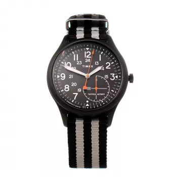 TIMEX Expedition North Field Post Meeste Mehaaniline Käsivedruga Kell 41mm Roostevabast Terasest Korpuse Musta Sihtnumbri Pruuni Nahast Rihmaga TW2V10600LG