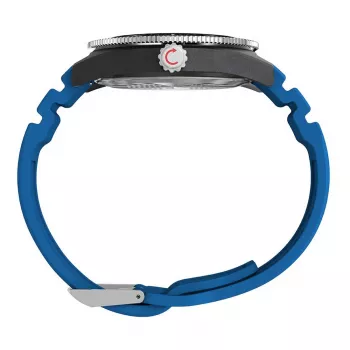 Timex Expedition North Field Post Solar meeste käekell TW2Y02500 - 43mm musta sihverplaadiga, roheline kangast rihm, safiirkristall