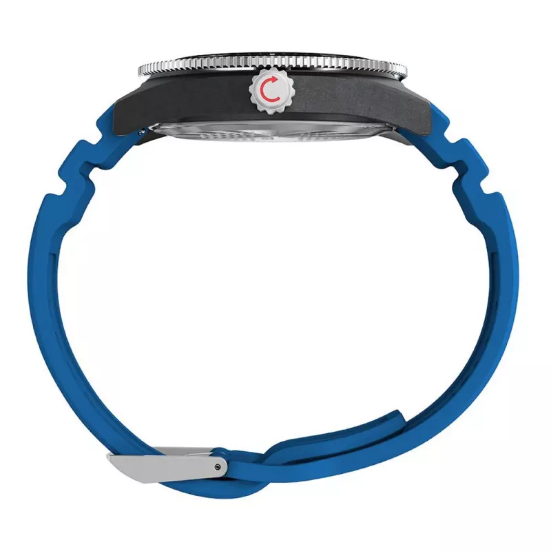 Timex Expedition North Field Post Solar meeste käekell TW2Y02500 - 43mm musta sihverplaadiga, roheline kangast rihm, safiirkristall