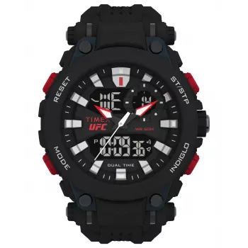 TIMEX meeste digitaalne kvartskell TW5M52800 50mm vaigukorpuse ja musta vaigurihmaga
