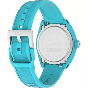 TIMEX Meeste väljakell TW2W96900 40mm Kvarts Analoog Pruun Nahkrihm Must Siht