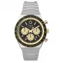 Timex meeste TW2W64200 kvartskell pruuni nahkrihma ja musta sihverplaadiga, 40mm