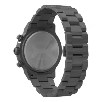 Timex Meeste TW2Y02000 Expedition North Field Post Solar 44mm Kell - Must Sihverplaat ja Keskkonnasõbralik Riidest Rihm