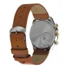 Timex TW2W64400 meeste väliväljakell 42mm musta numbrilaud ja pruuni nahkrihmaga