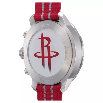 TISSOT T-Sport Chrono XL Classic meeste käekell 42mm hõbedane sihverplaat sinine tekstiilist rihm Šveitsi kvartskronograaf T09541717037