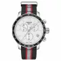 TISSOT T-Sport PRC 200 meeste Šveitsi kvartskronograafkell 42mm roostevabast terasest musta sihverplaadiga