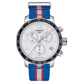 TISSOT T-Sport PRS 200 meeste kronograafkell 42mm sinise numbrilaual ja roostevaba terasega