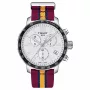 TISSOT T-Sport Quickster Chronograph meeste käekell 42mm musta numbrilauga NATO rihmaga T0954171707