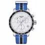 TISSOT T-Sport Quickster Meeste Kronograafkell 42mm Must PVD Roostevaba Teras ja Nailonrihm