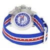 TISSOT T-Sport Quickster meeste kronograafkell, 42mm, hõbedane sihverplaat, sinine ja punane nailonrihm T09541717371