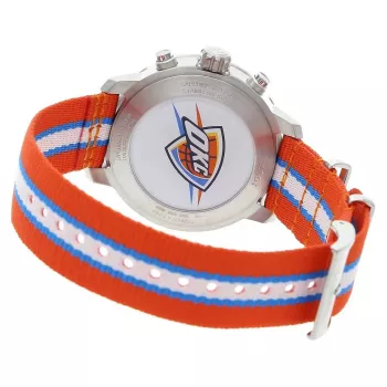 TISSOT T-Sport Quickster meeste Šveitsi kvartskronograafkell 42mm valge sihverplaadiga valge silikoonrihmaga T09547170371