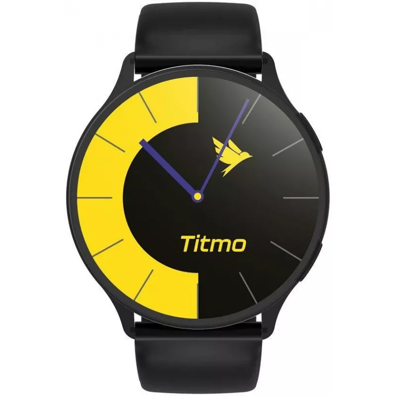 TITMO O-200 Nutikell 1.32-tollise AMOLED-ekraani, GPS-i, Bluetooth 5.0, Pulsianduri, IP68 - Must