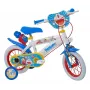 Toimsa Doraemon 12 Kids Bike - 12 Inch Wheels, Steel Frame, Blue/White