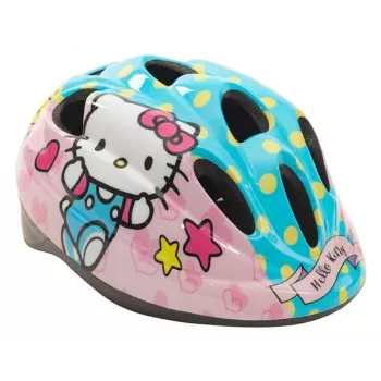 TOIMSA Hello Kitty tüdrukute jalgrattakiiver, roosa/valge, S (52-56cm)