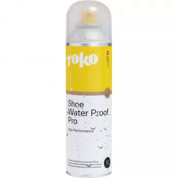 Toko Shoe Water Proof Pro 250ml - PFC-vaba veekindluse pihusti nahale, seemisnahale, nubukile, tekstiilile, sünteetikale, hingavatele membraanidele