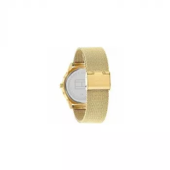 Tommy Hilfiger Meeste 1710469 Analoog Kvartskell 40mm Sinise Sihtnumbri ja Pruuni Nahkrihmaga