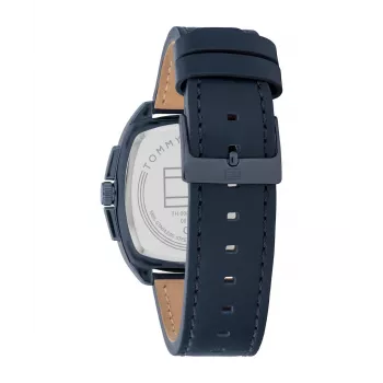 Tommy Hilfiger meeste 1710558 analoogkvartskell 40 mm sinise numbrilaud ja pruuni nahkrihmaga