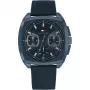 Tommy Hilfiger meeste 1710558 analoogkvartskell 40 mm sinise numbrilaud ja pruuni nahkrihmaga