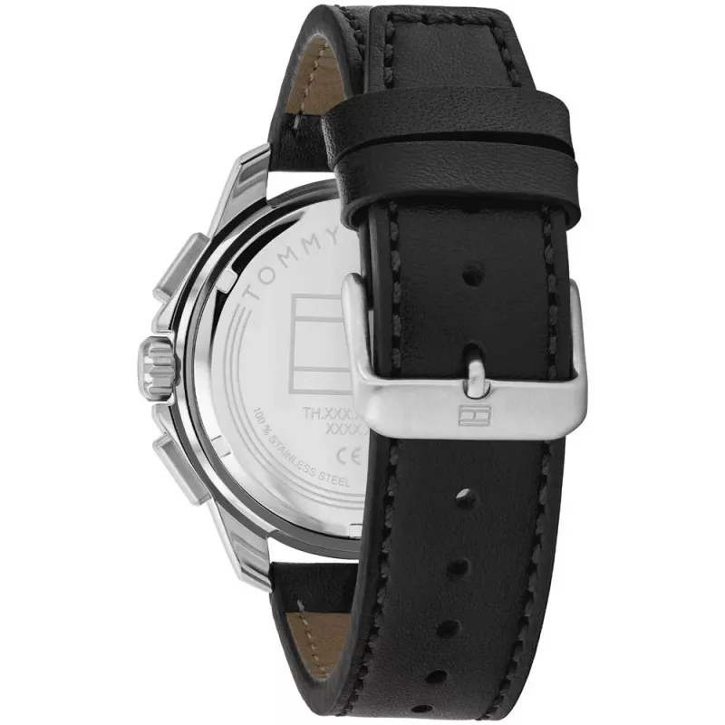 Tommy Hilfiger meeste 1710619 analoogkvartskell 46mm sinise numbrilaual ja roostevabast terasest