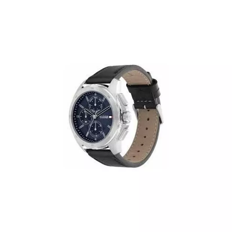 Tommy Hilfiger meeste 1710619 analoogkvartskell 46mm sinise numbrilaual ja roostevabast terasest