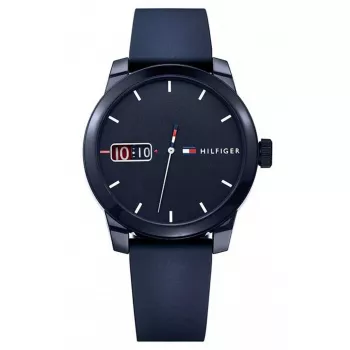 Tommy Hilfiger meeste 1791381 analoogkvartskell 42mm sinise numbrilaud ja pruuni nahkrihmaga