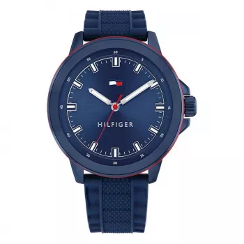 Tommy Hilfiger meeste 1792022 analoogkvartskell 48mm roostevaba teras sinine sihverplaat