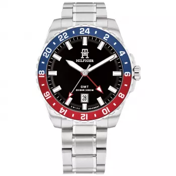 Tommy Hilfiger Meeste 1792131 Analoog Kvartskell 42mm Sinine Sihtnäidik Pruun Nahkrihm