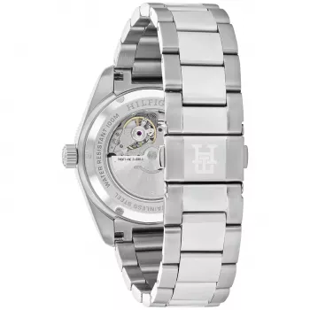 Tommy Hilfiger meeste 1792154 kvartskell roostevabast terasest 40mm sinise sihverplaadiga