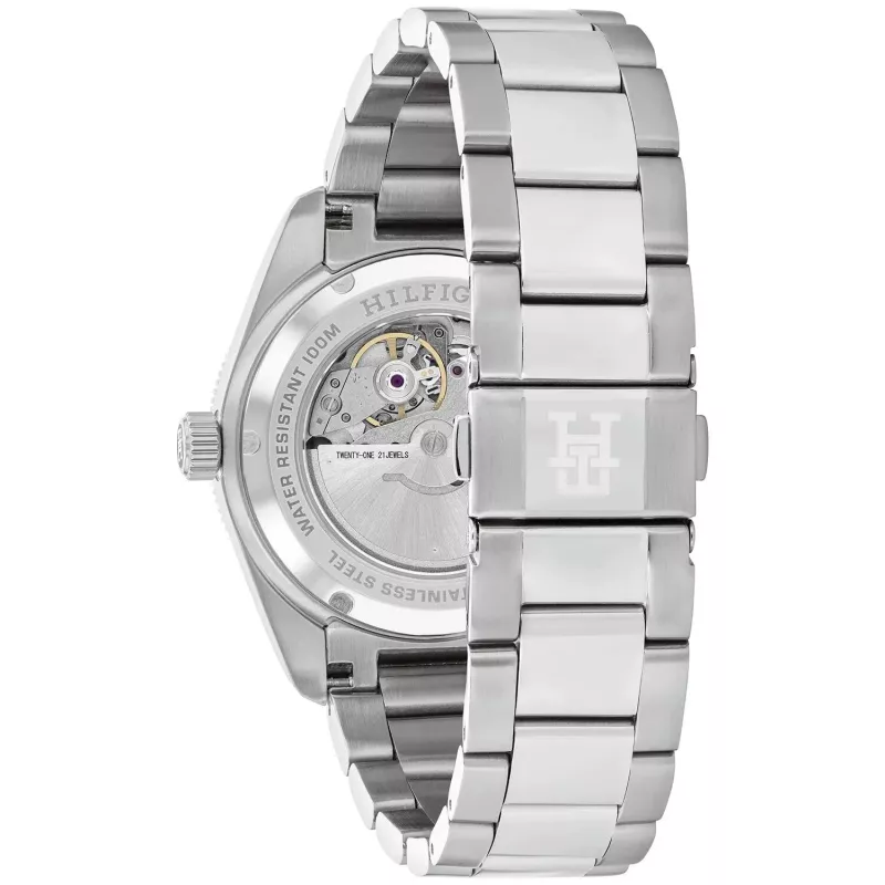 Tommy Hilfiger meeste 1792154 kvartskell roostevabast terasest 40mm sinise sihverplaadiga
