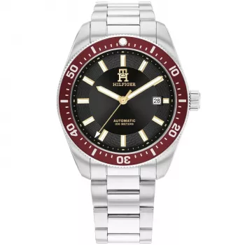 Tommy Hilfiger meeste 1792154 kvartskell roostevabast terasest 40mm sinise sihverplaadiga