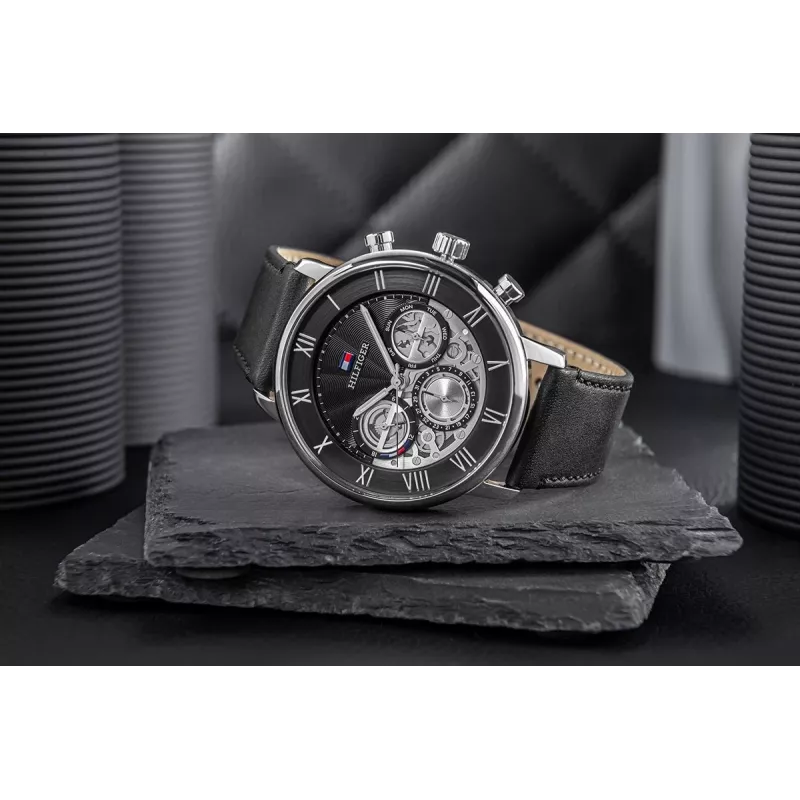 Tommy Hilfiger Meeste Damon Kvarts Roostevabast Terasest Kell 40mm Sinine Sihtnumber 1710565