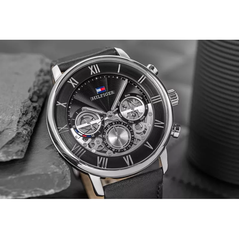 Tommy Hilfiger Meeste Damon Kvarts Roostevabast Terasest Kell 40mm Sinine Sihtnumber 1710565