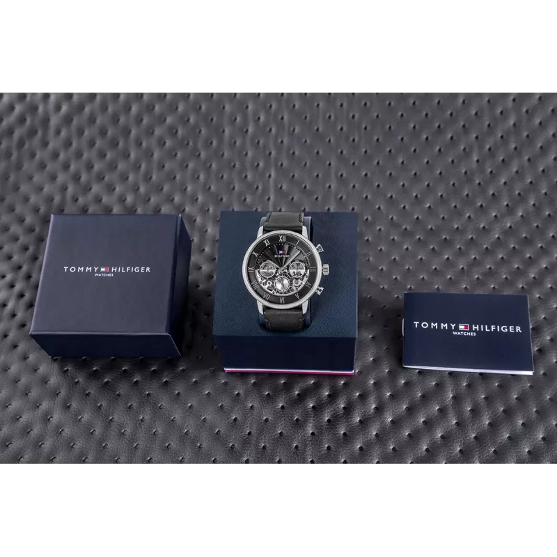 Tommy Hilfiger Meeste Damon Kvarts Roostevabast Terasest Kell 40mm Sinine Sihtnumber 1710565