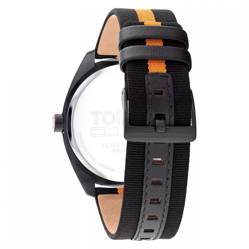 Tommy Hilfiger meeste Damon kvartskell 1792042 45 mm roostevabast terasest sinise numbrilaual