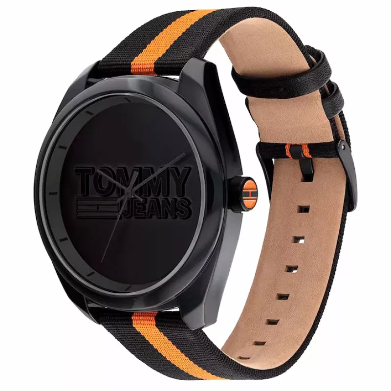 Tommy Hilfiger meeste Damon kvartskell 1792042 45 mm roostevabast terasest sinise numbrilaual