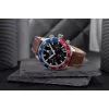 Tommy Hilfiger meeste Damon kvartskell 1792166 40mm sinise numbrilaud ja pruuni nahkrihmaga