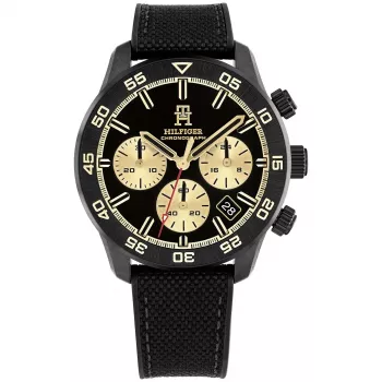 Tommy Hilfiger Decker meeste kvartskell 1792182 41mm sinine sihverplaat pruun nahk